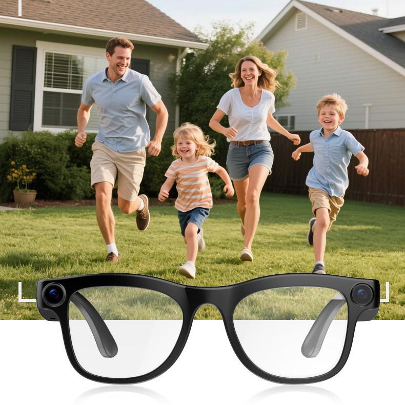FG03 Smart Glasses: Real-time AI Translation, Voice Control, Image Stabilization, HD Video Recording – Sleek New Model.