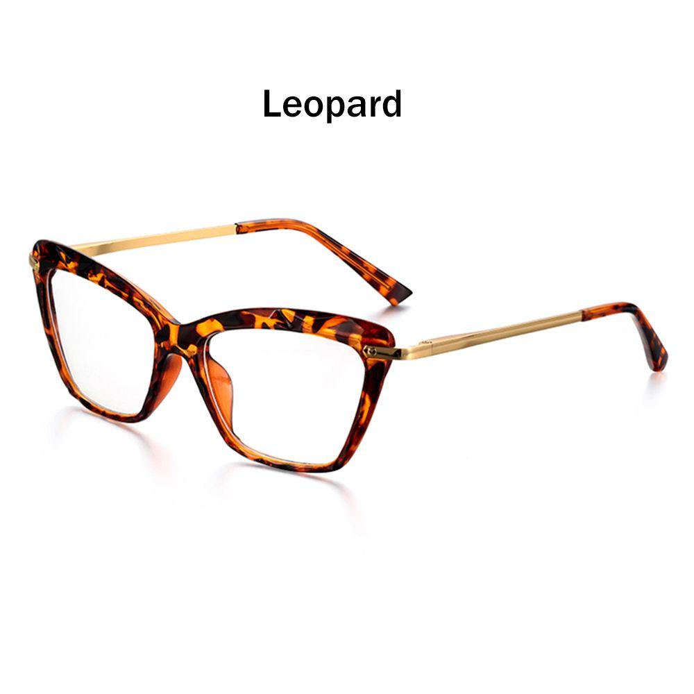 Be Equipped with Myopia Glasses Women's Eyeglass Frame Faceted Crystal Eyeglasses Cat Eye Glasses Frame Square Glasses Frame