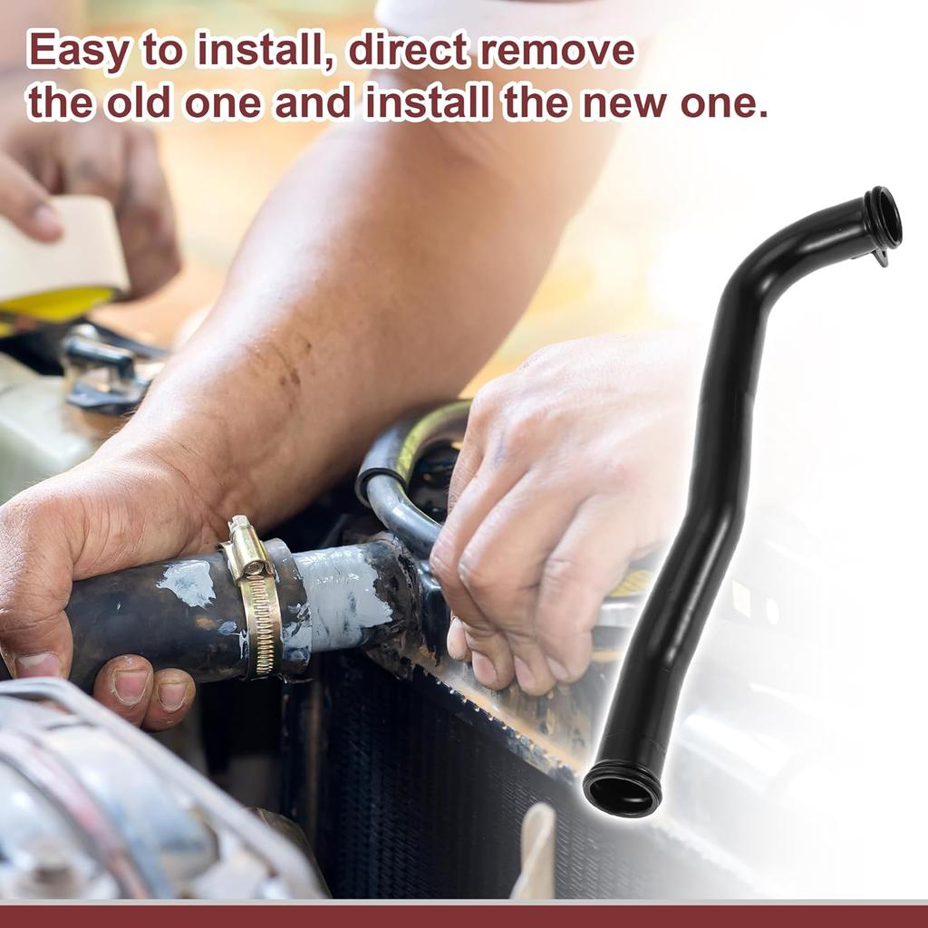 1 Pc Radiator Coolant Hose for for Hyundai Tucson 2010-2021 Engine Water Inlet Pipe No.254602G201 Black Metal