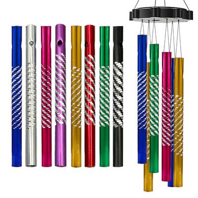50 Stück Aluminiumrohr DIY Windspielmaterial Bunte Aluminiumrohre für Innen- und Außendekor & Basteln Vielseitige Sortierte Farben