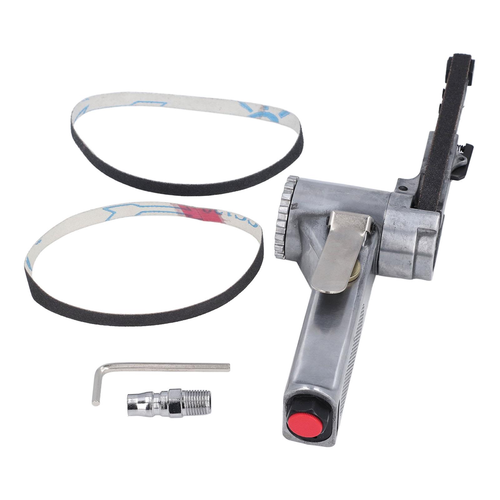

Air Belt Sander 1 4in Inlet Pneumatic Tool Metal Working Polishing Grinder Kit 10mm