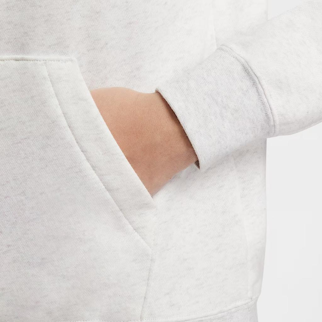 Nike Sportswear Club Versatile Comfortable Fashion Solid Color Hoodie Women hoodies White DQ5839-051