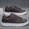 Spring Solid Color Fashion Casual Shoes Academy Style Flat Bottom Breathable Walking Shoes Lightweight Sneakers Tenis Masculino