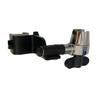 Multi-Functional Jazz Drum Rack with External Clamp for Cymbal and Cowbell Attachment.