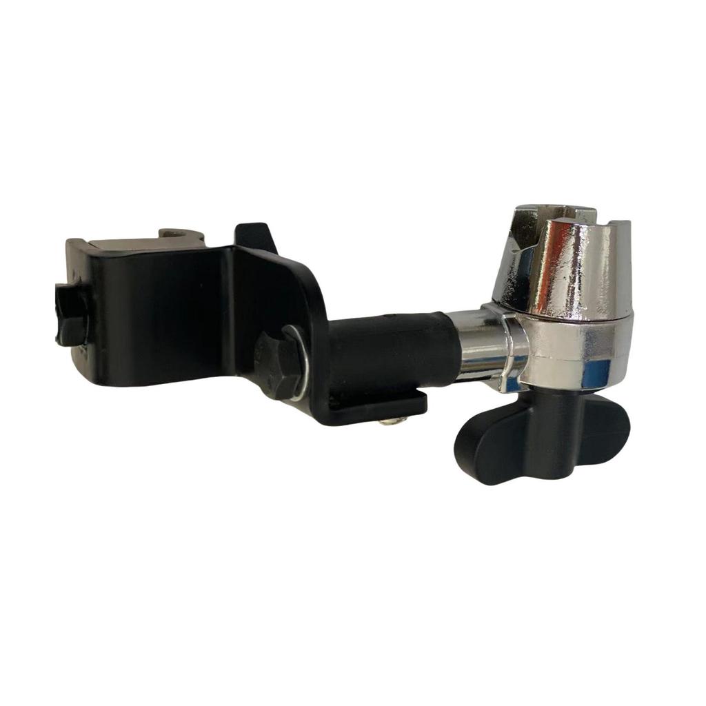Multi-Functional Jazz Drum Rack with External Clamp for Cymbal and Cowbell Attachment.