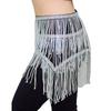 Fashion Tassel Belly Dance Hip Scarf Sequins Bohemian Waist Chain Crochet Belly Dance Belt Dance