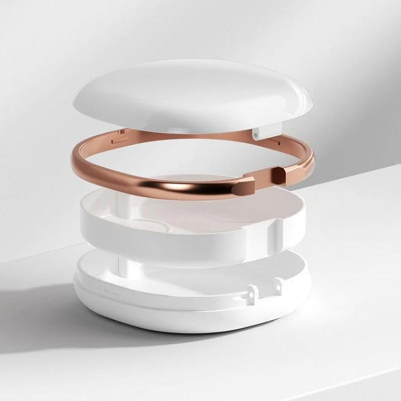 1Pc Dental Retainer Box Braces Case False Denture Boxes Mirror Portable Denture Storage Box Container For Falseteeth Travel