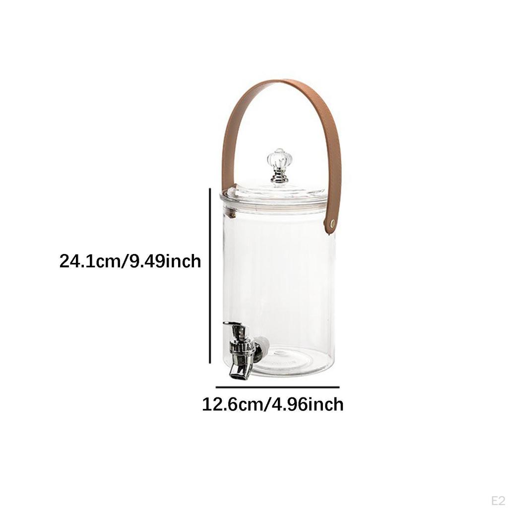 Beverage Dispenser, Barrel with Handle And Closure, Functional Leak, Made of PP, for