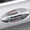 8pcs Car Door Sticker Carbon Fiber Scratches Auto Handle Protection Film For Subaru Forester Xv Impreza Wrx Sti 2010 Outback Legacy