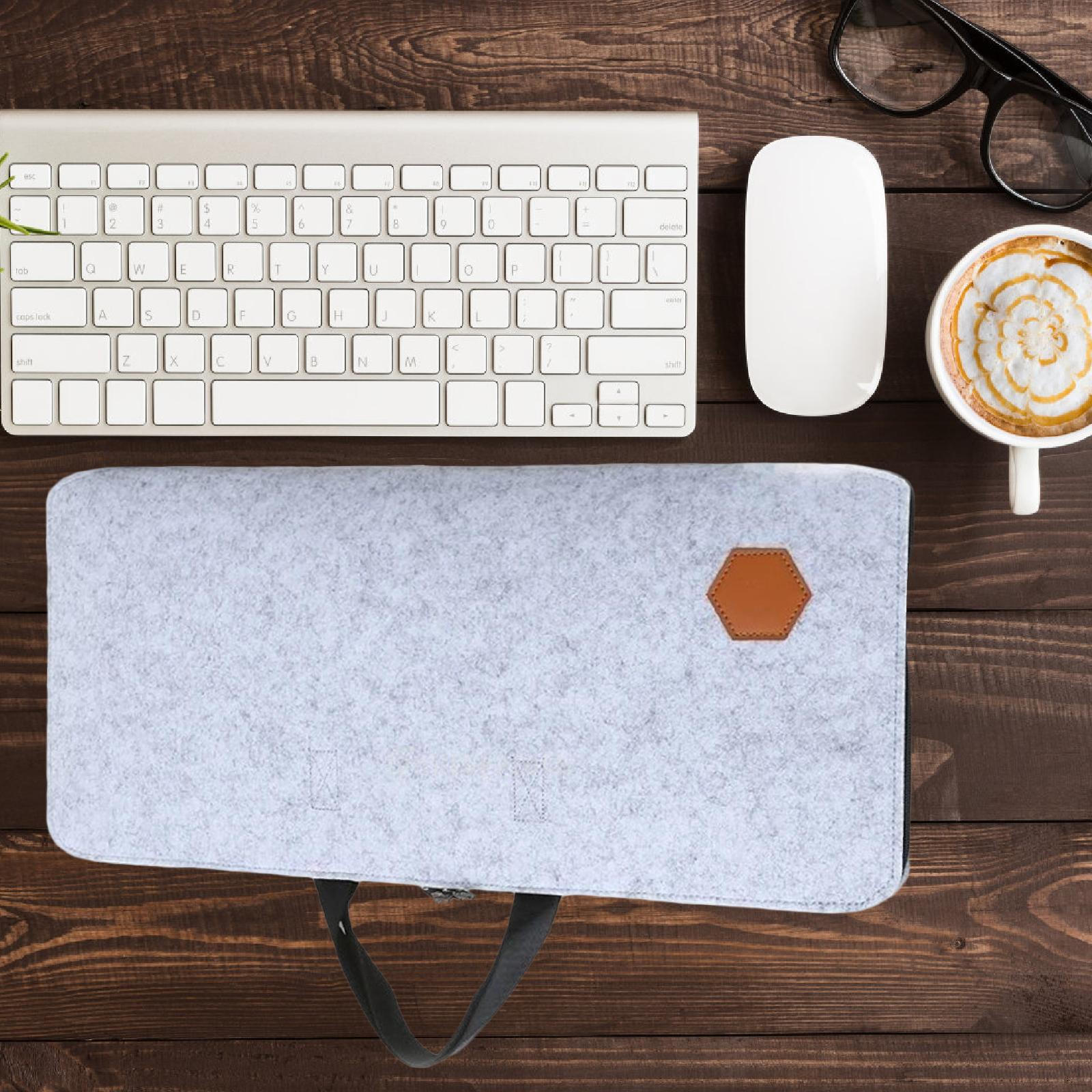 

Сумка для хранения клавиатуры ПК 87 клавиш Чехол Защита Путешествия Пылезащитный с молнией Легкий светло-серый