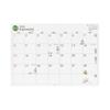 Midori 2026 Desk Old Man 31370006 Calendar, A4, Pattern,