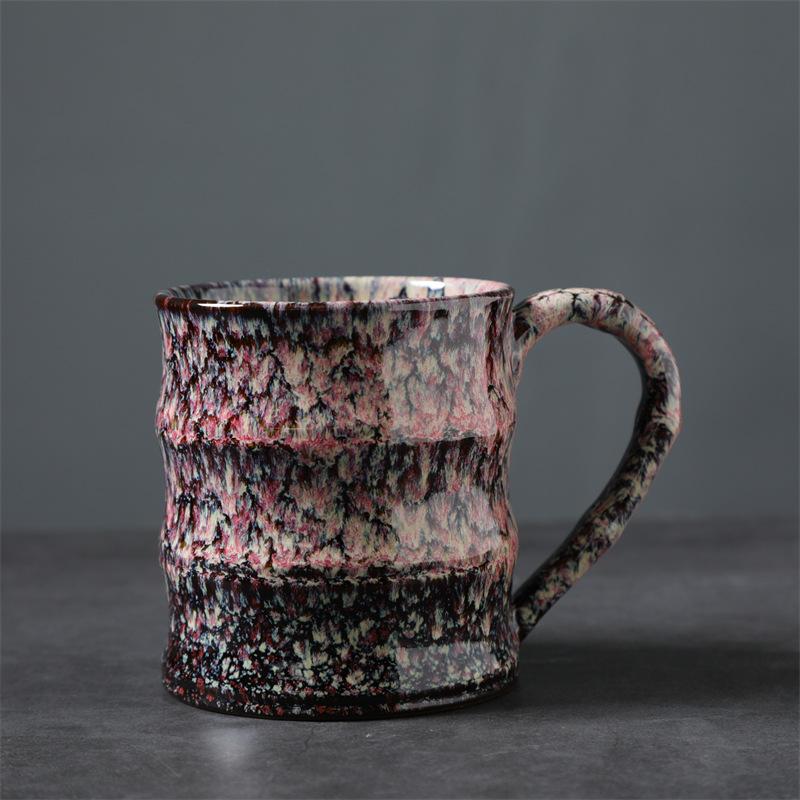 Large-Capacity Ceramic Kiln Change Water Cup Creative Coffee Cup Hot-Selling Ceramic Cup Creative Cup