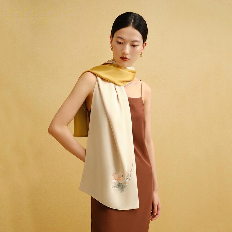 Wanshili Suzhou Embroidery Mulberry Silk Scarf