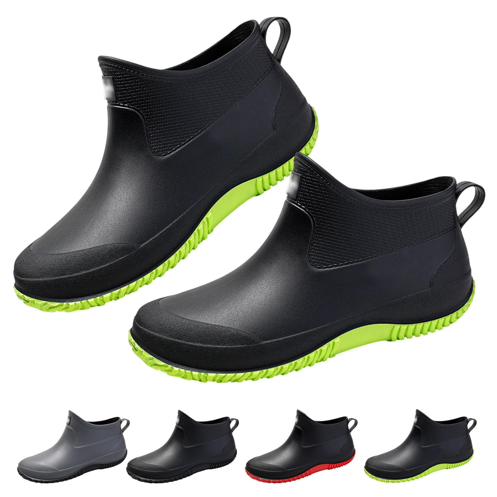 

and Waterproof Rain Rain Fully Rain Waterproof Short Easy to Walk Suitable for Farm Rain or Rainy Size Japanese Shoe Men s Women s Shoes, Boots,