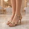 Easy to Apply Full Cover Design Ring Plastic Golden Tone 14 Cm 24 Pcs