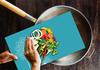 Glass Plate Cutting Board 52X30 Flowers