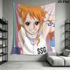 Nami Wall Tapestry Aesthetic Wall Hanging Printed Fabric Blanket Decorative Tapestries For Bedroom Living Room Home Decor