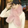 Autumn and Winter Warmth Thickened Imitation Fox, Otter and Rabbit Plush Fur Scarf Tide Big Bib Ladies Shawl Fur Collar
