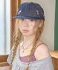 Kiibi Kitsch Washed Denim Cap Navy