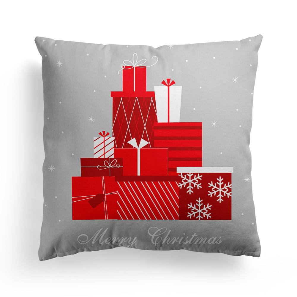 New Christmas Pillowcase Christmas Tree Holiday Sofa Pillow Cushion Cover
