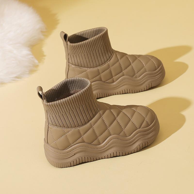 Snow Boots New Winter Velvet Thickened Warm Platform Shoes Socks Boots Cotton Shoes