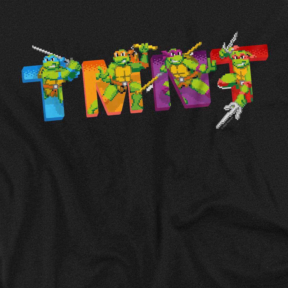 Teenage Mutant Ninja Turtles Unisex Adult Arcade Main Screen T-Shirt