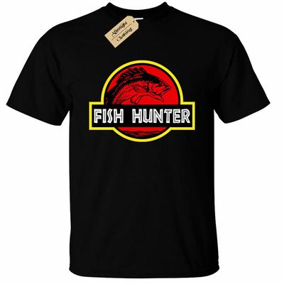 T-shirt Unisexe Pêcheur Pêche à la Ligne Chasseur de Poissons