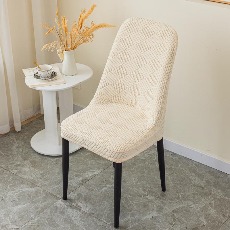 Neuer Vier-Jahreszeiten Elastischer Verdickter Großer Gebogener Stuhlbezug Sitz Esszimmerstuhlbezug Hockerbezug Halbkreisförmiger Stuhlbezug Staubdicht