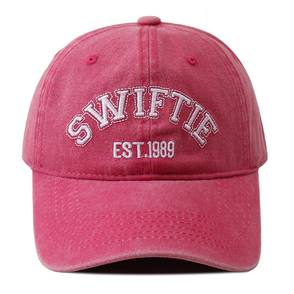 High Quality Swiftie 1989 Embroidery Baseball Caps For Men Women Adjustable Fashion Vintage Washed Taylor Fan Cotton Dad Hats
