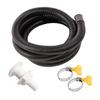 Bilge Pump Hose 3/4-Inch Dia Flexible for 2 Clamps and Thru-Hull Fitting