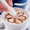 Latte Art Pen Reusable Non-slip DIY Crafts Food Grade PP Electric Coffee Carving Pen Baking Accessories