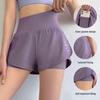 Women's Quick-Dry Yoga Pants with Built-In Shorts - Anti-Exposure, Summer Fitness, Running Training, 3/4 Length