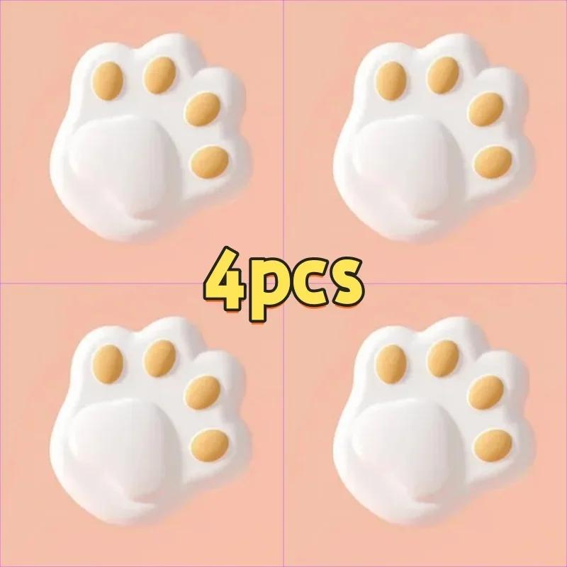 4pcs Right Angle Table Bumper Protector Pointed Angle Table Anti-Knock Wrap Edge Protection Cat's Paw