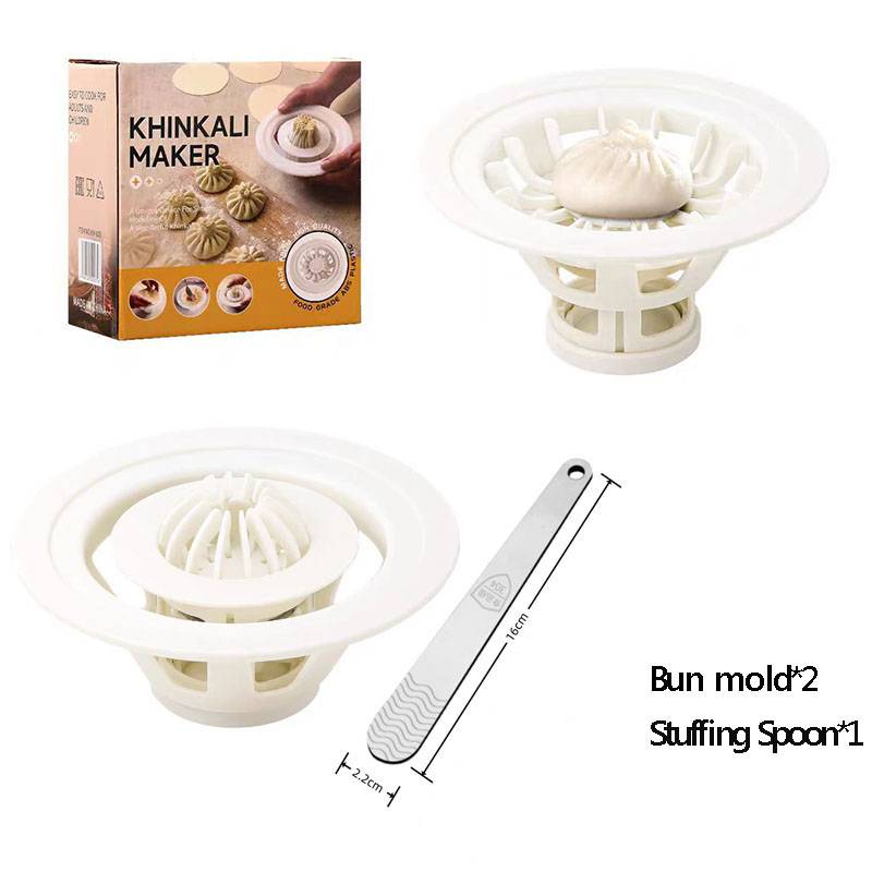Dumpling Making Mould Flower Shaped Bun & Dumpling Machine Diy Baozi Maker Machine Food Safe Material Handbanary Baozi Bun Mold