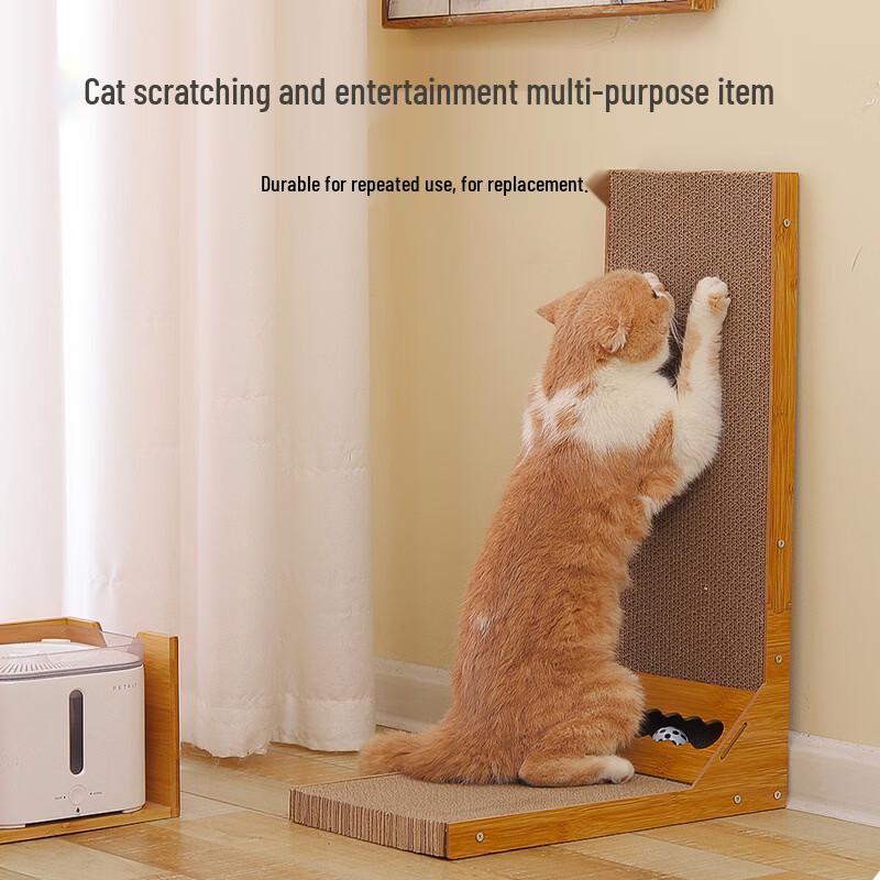 VZZS L-Shaped Cat Scratcher