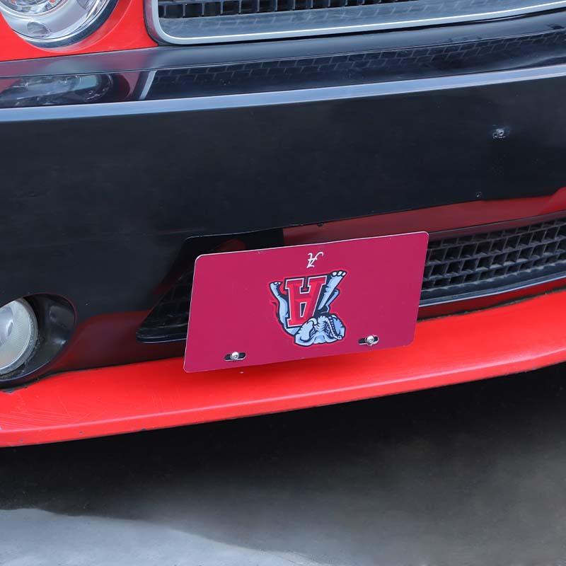 Car Metal Front License Plate Holder Bracket  Fit For Dodge Challenger 2009-2014 Exterior Accessories