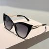 Cat Eye Sunglasses Women  New Fashion Vintage Multicolor Casual Sun Glasses Trendy Luxury Brand Design Decor Shades