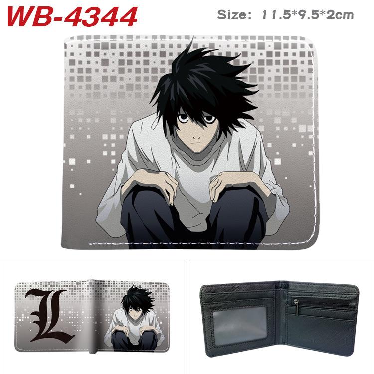 Death Note Geldbörse Anime Vollfarbdruck Kurz Faltbar Kartenhalter Unisex Münzbörse 1 Stück
