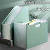 Large A4 Vertical Accordion File Folder - Handheld Layered Organizer for School