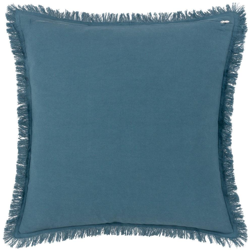 Furn Gracie Fringed Velvet Cushion Cover
