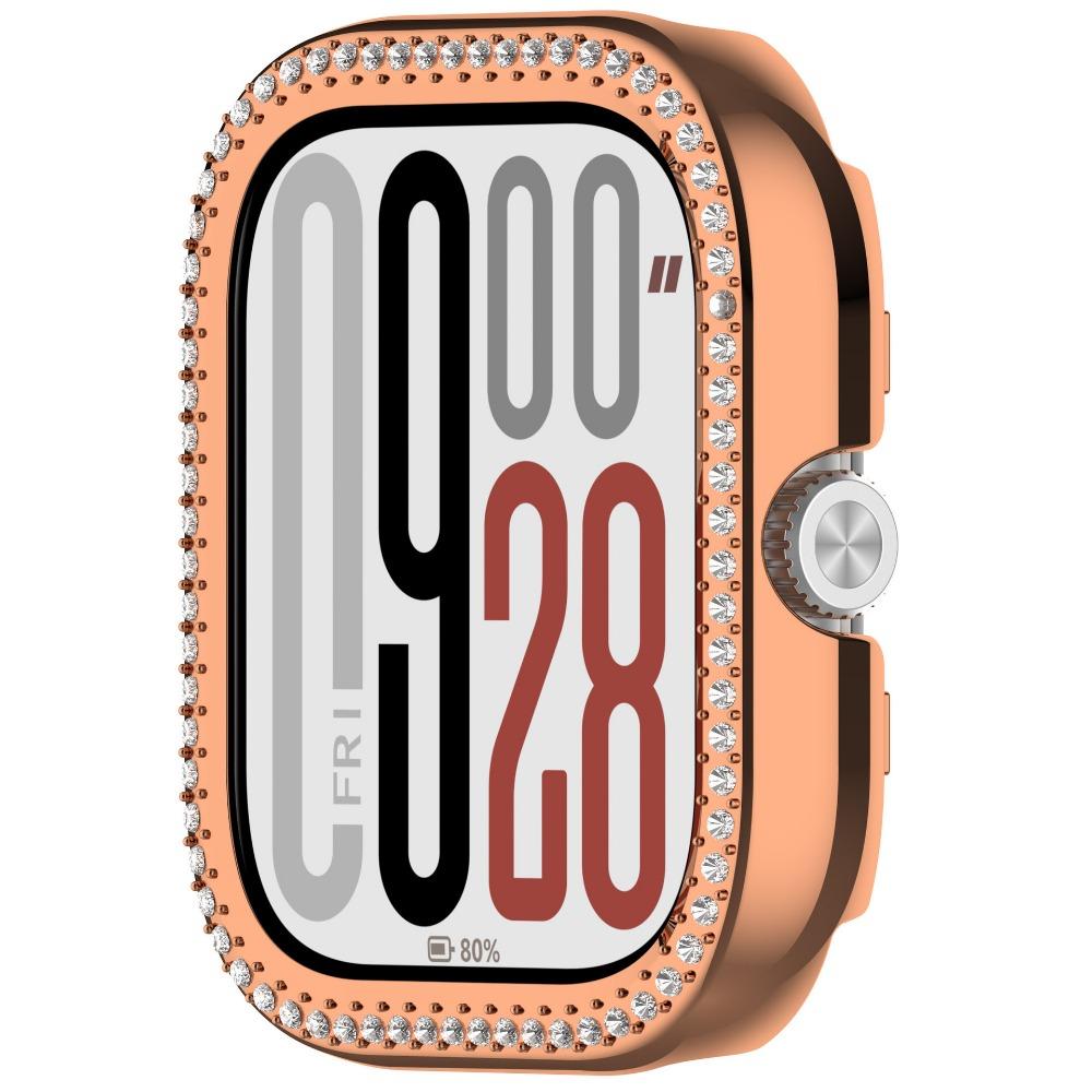 Custodia PC con Strass Per Xiaomi Redmi Watch 5 5eSIM Diamante Bumper Protettore Cornice Guscio Copertura per Redmi Watch 4 Accessorio(Nessuno schermo)