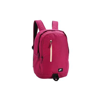 Casual Sports Large Capacity Portable Polyester Backpack Unisex Backpack Rose-Red BA4857-665