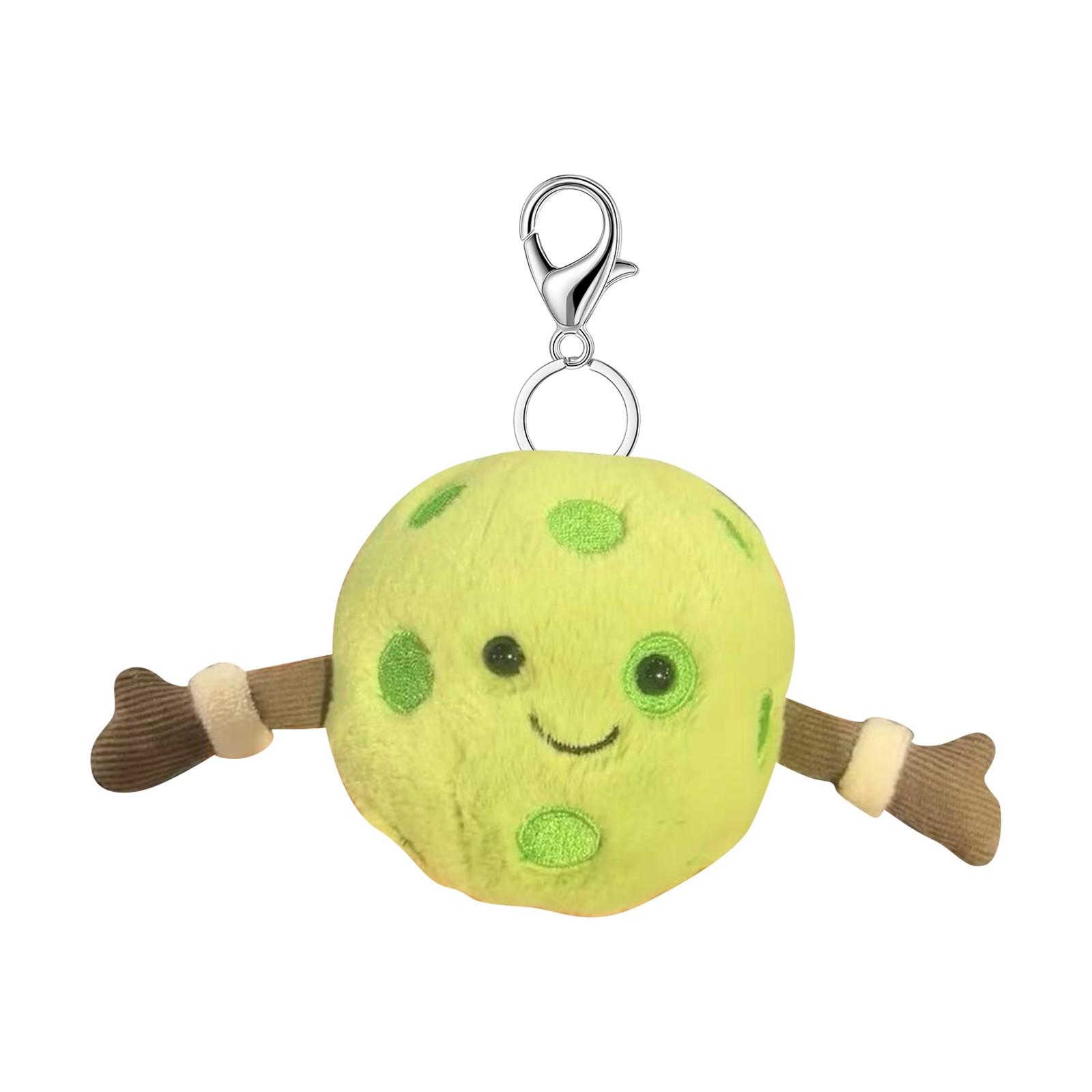 

Funny Positive Cucumber Dolls, Plush Cucumber Dolls Keychain Bag Bag Ornament Gifts One Size