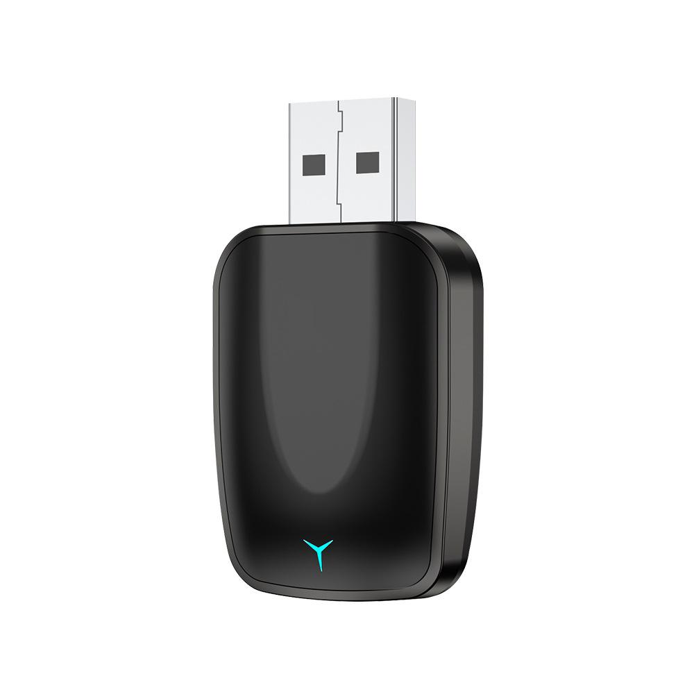 

New Wired To Wireless Carplay Android 2 In 1 Automatic Adapter Car Gadget Smart Box Plug and Play 5Ghz Wifi Fast Connection чорний