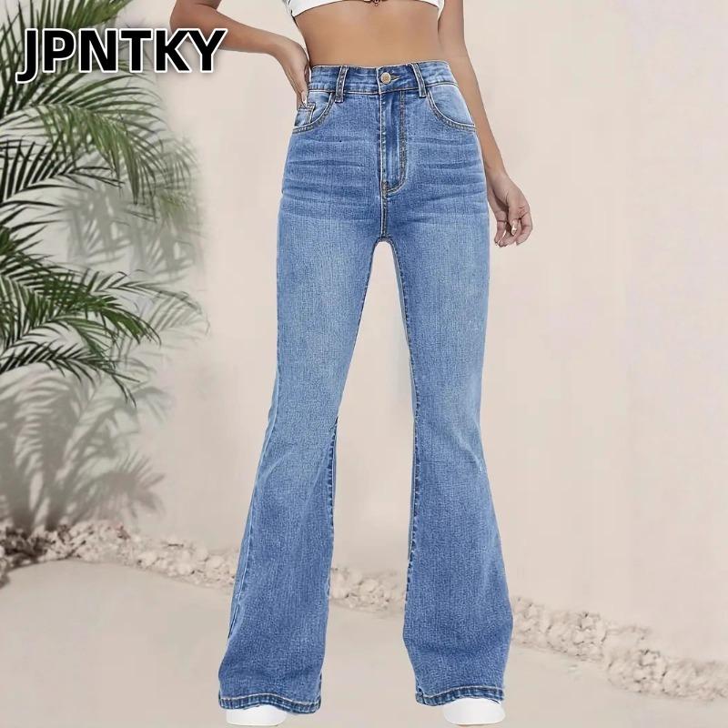 JPNTKY Women's Fashion Casual Solid Color Print Pants & Capris