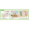 Agatsuma Anpanman Animal Stick and Peel Board for Ages 3 and Up Educational Toy