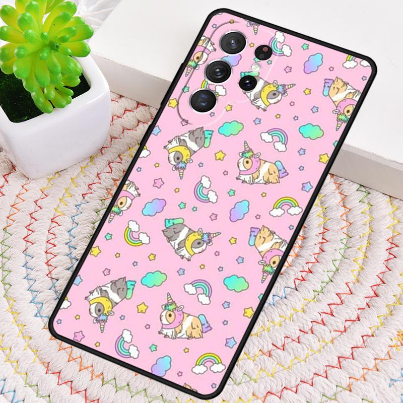 Guinea Pig Silicone Phone Case For Samsung Galaxy note 10 pro S26 S25 S24 S23 S22 S21 Plus S25Ultra Capa Cover