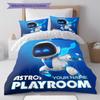 ASTRO BOT Custom Name Pattern Bedding,Quilt Set Quilt Cover Pillowcase Home Birthday Gift(1 * Duvet Cover + 2 * Pillowcase, Without Core)