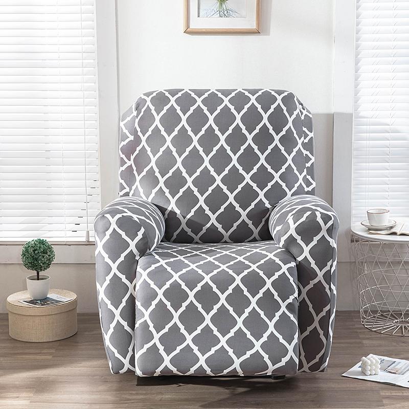 Stretch Recliner Cover 4Pieces/Set Chair Slipcovers Non Slip Slipcover Recliner Furniture Protector For Living Room