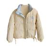 Bow winter loose cotton-padded jacket women's fashion small bread clothes new sweet